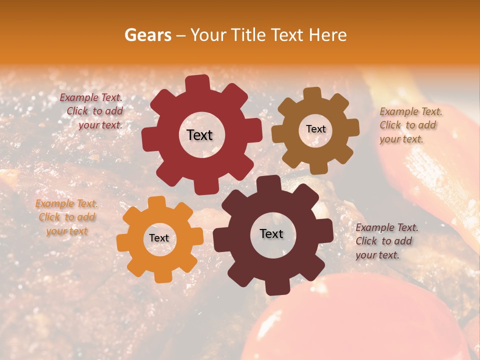 Fillet Meat Gourmet PowerPoint Template