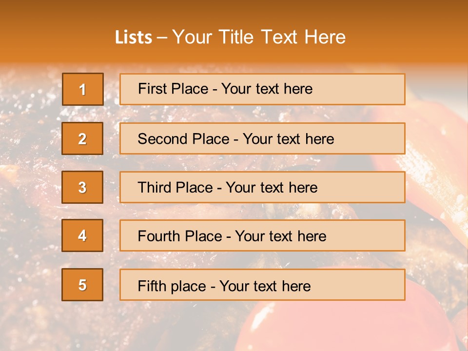 Fillet Meat Gourmet PowerPoint Template