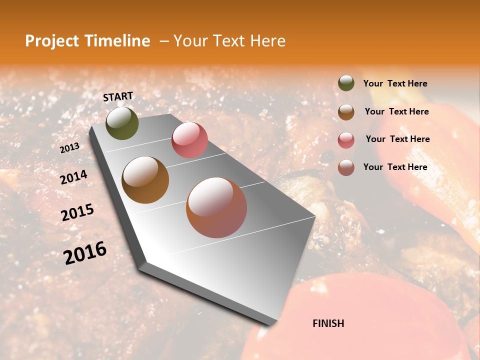 Fillet Meat Gourmet PowerPoint Template