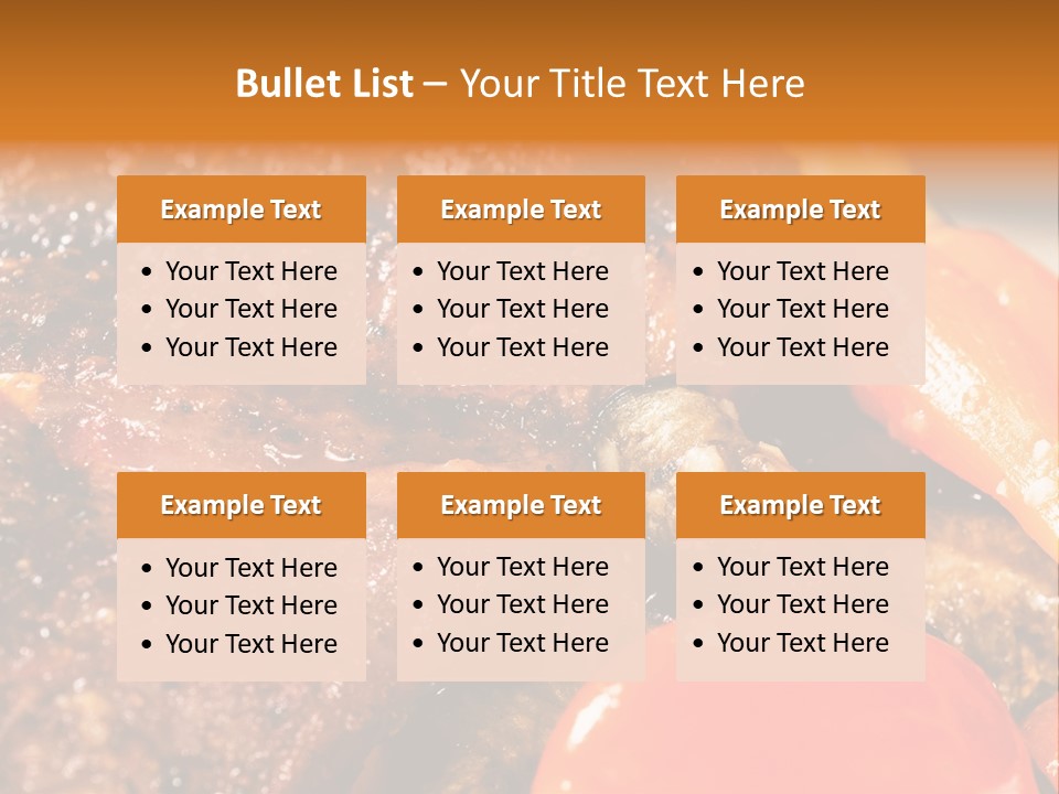 Fillet Meat Gourmet PowerPoint Template