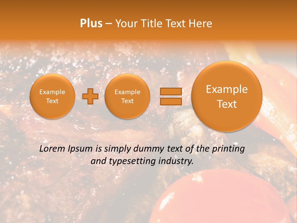 Fillet Meat Gourmet PowerPoint Template