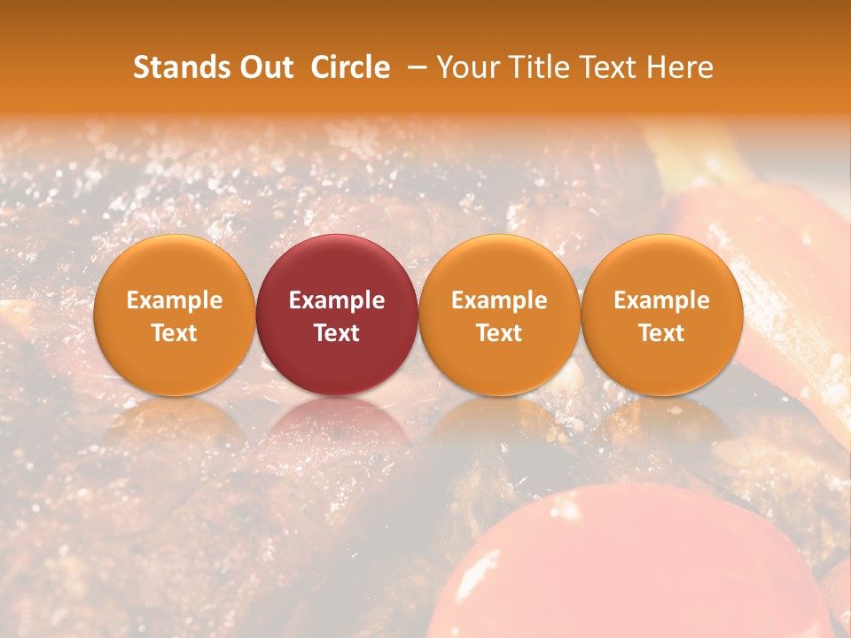 Fillet Meat Gourmet PowerPoint Template