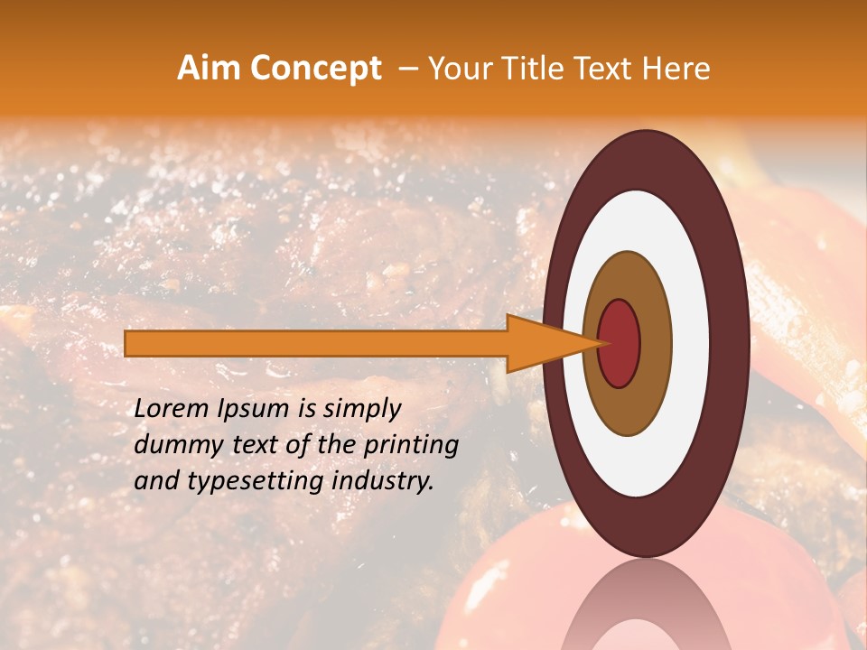 Fillet Meat Gourmet PowerPoint Template