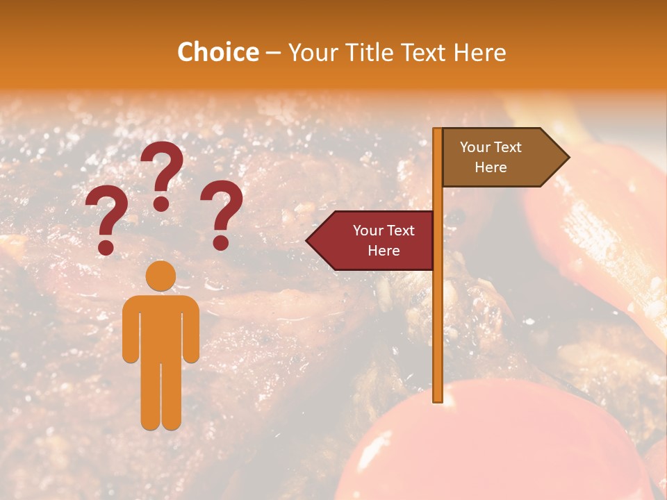 Fillet Meat Gourmet PowerPoint Template