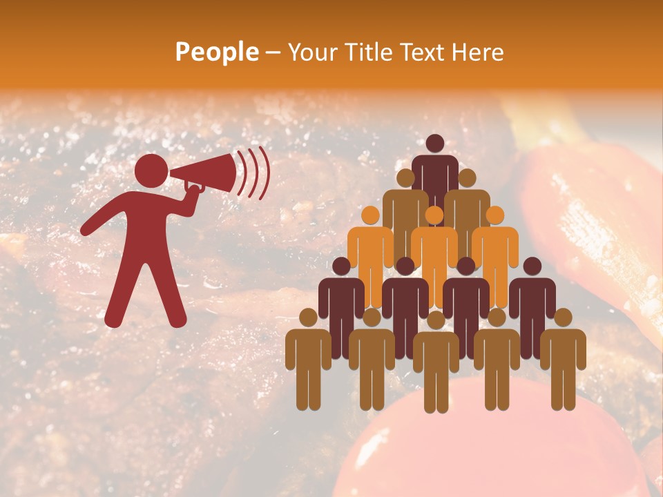 Fillet Meat Gourmet PowerPoint Template