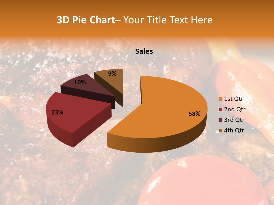 Fillet Meat Gourmet PowerPoint Template