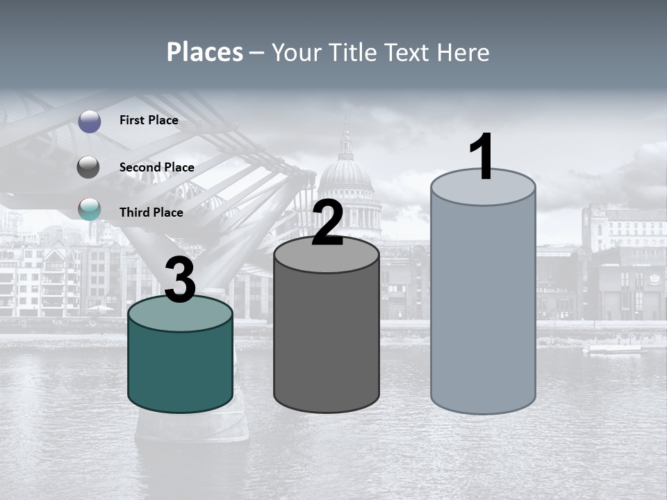 Landmark Europe White PowerPoint Template