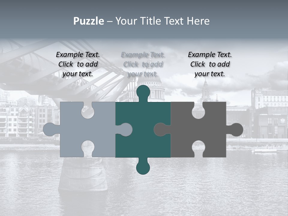 Landmark Europe White PowerPoint Template