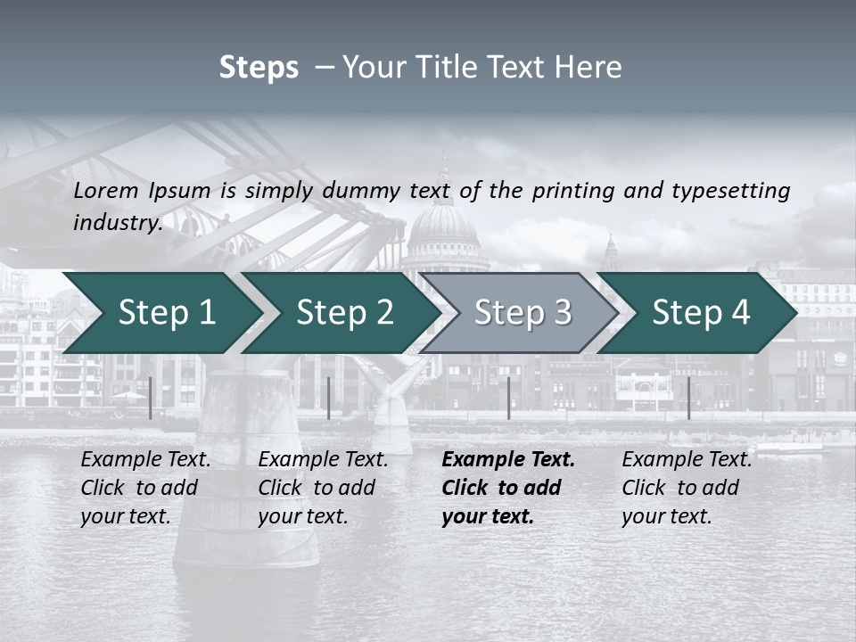 Landmark Europe White PowerPoint Template