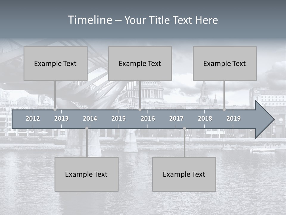 Landmark Europe White PowerPoint Template