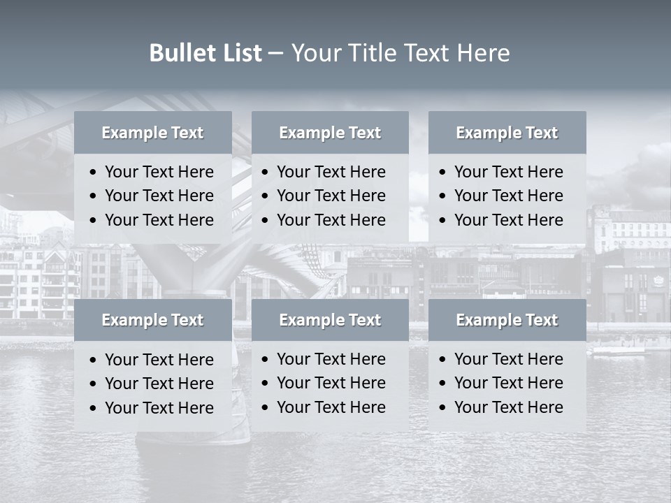 Landmark Europe White PowerPoint Template