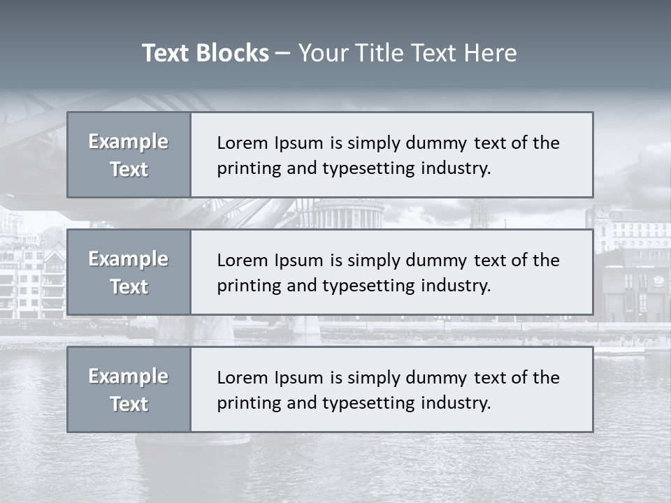 Landmark Europe White PowerPoint Template