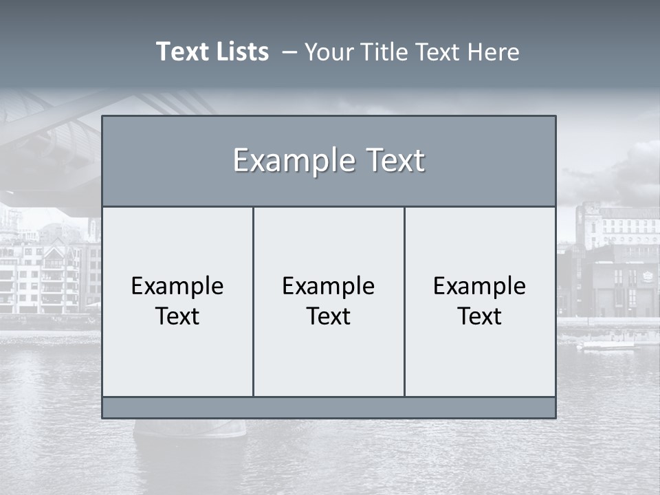 Landmark Europe White PowerPoint Template