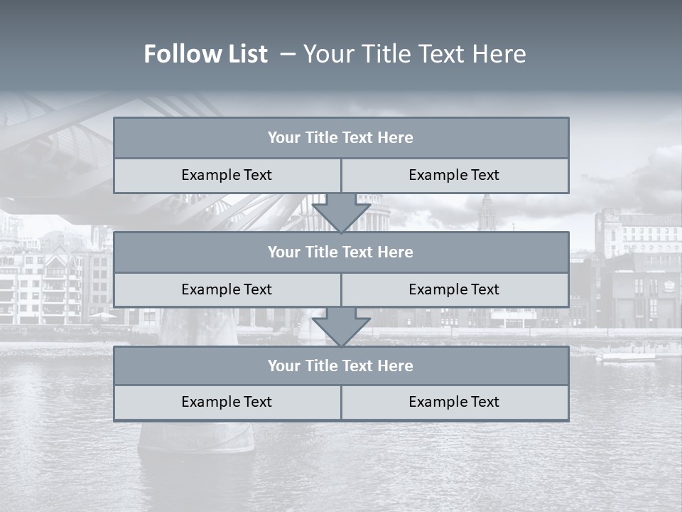 Landmark Europe White PowerPoint Template