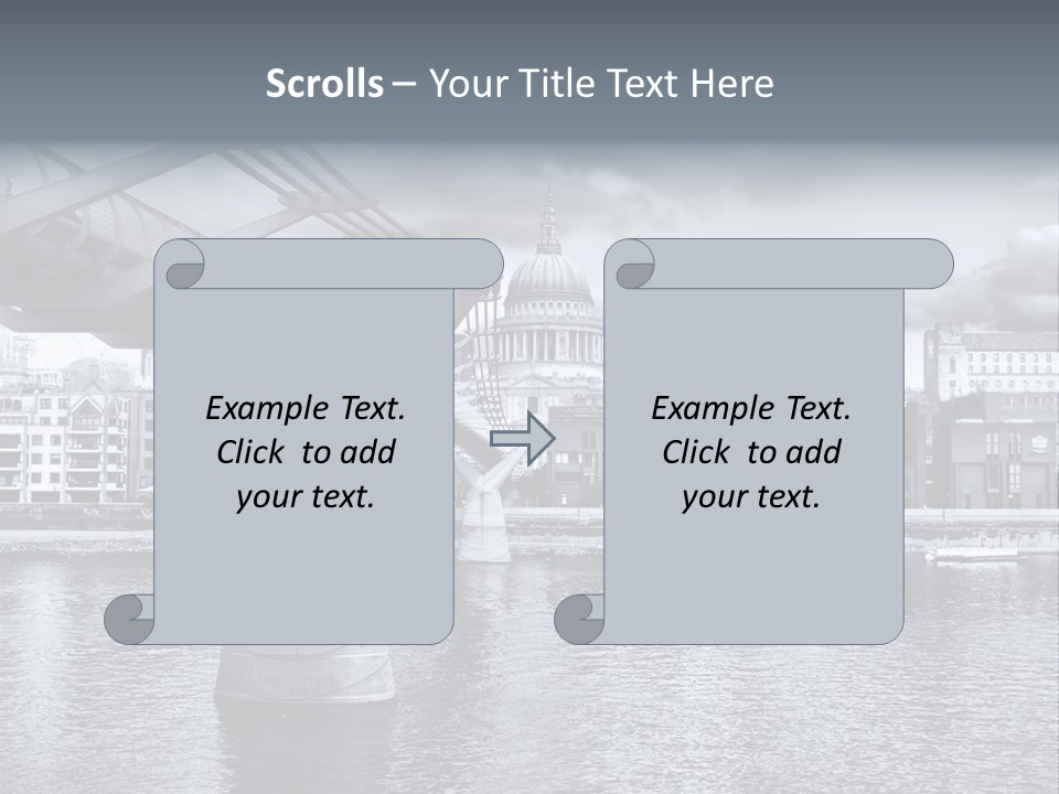 Landmark Europe White PowerPoint Template