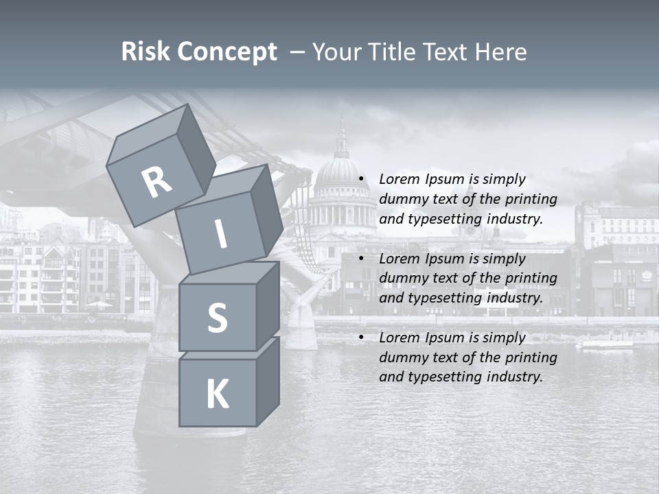 Landmark Europe White PowerPoint Template