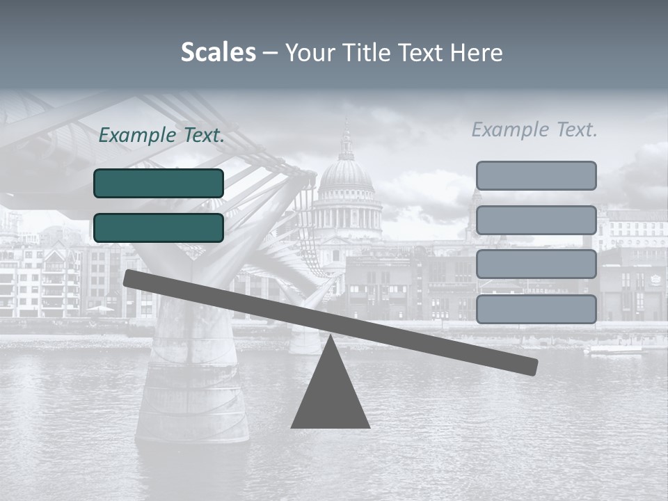 Landmark Europe White PowerPoint Template