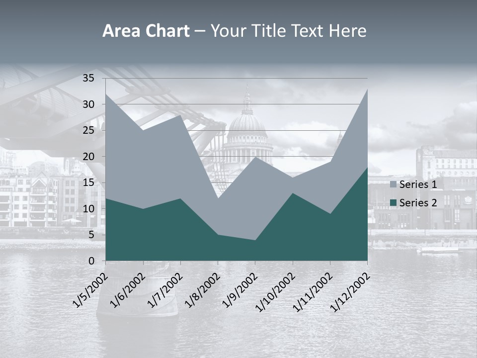 Landmark Europe White PowerPoint Template