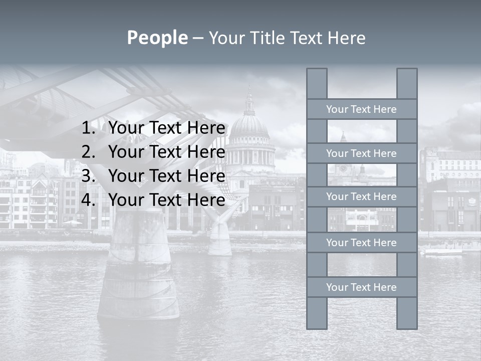 Landmark Europe White PowerPoint Template