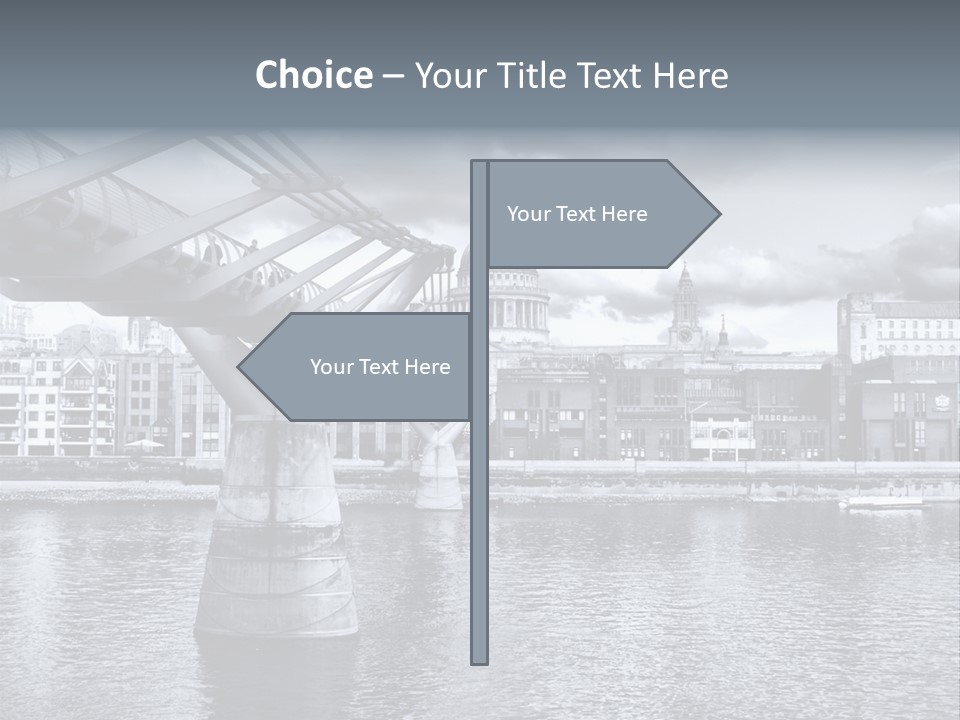 Landmark Europe White PowerPoint Template