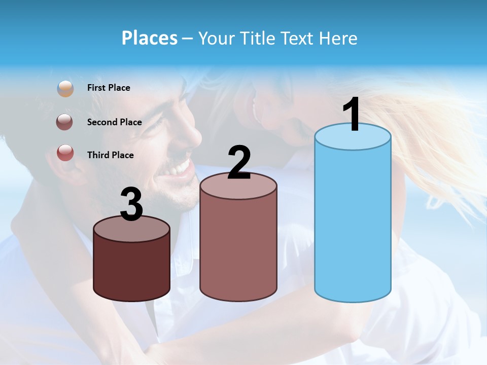 Lovers Couple Handsome PowerPoint Template