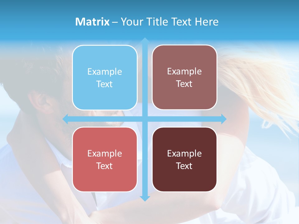 Lovers Couple Handsome PowerPoint Template