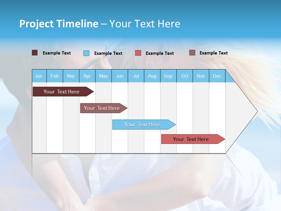 Lovers Couple Handsome PowerPoint Template