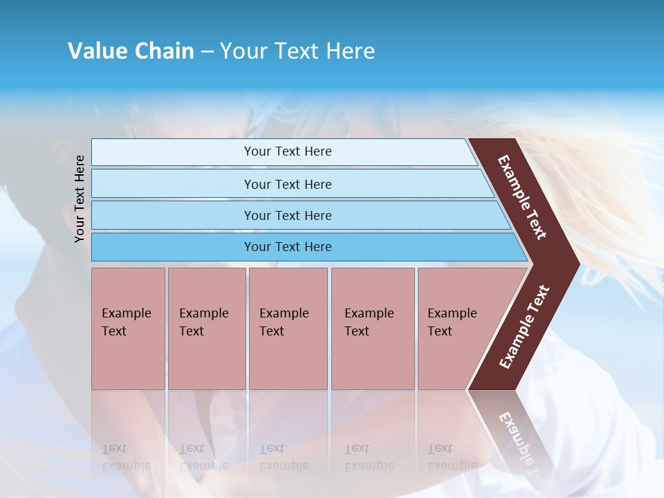 Lovers Couple Handsome PowerPoint Template