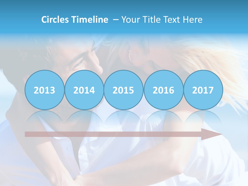 Lovers Couple Handsome PowerPoint Template