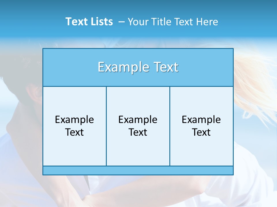 Lovers Couple Handsome PowerPoint Template