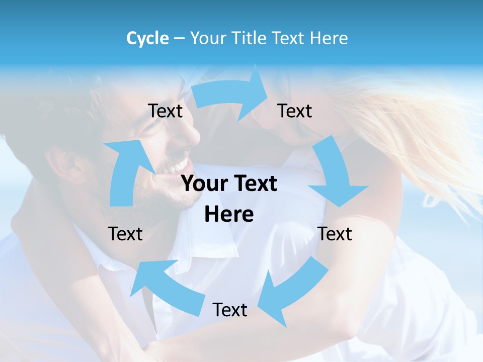 Lovers Couple Handsome PowerPoint Template