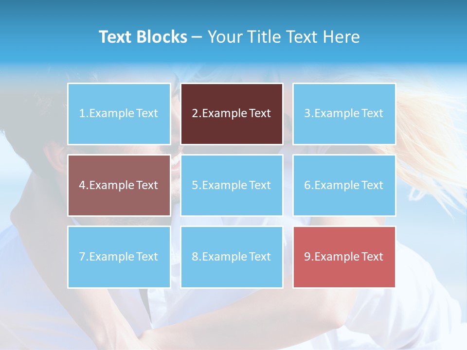 Lovers Couple Handsome PowerPoint Template