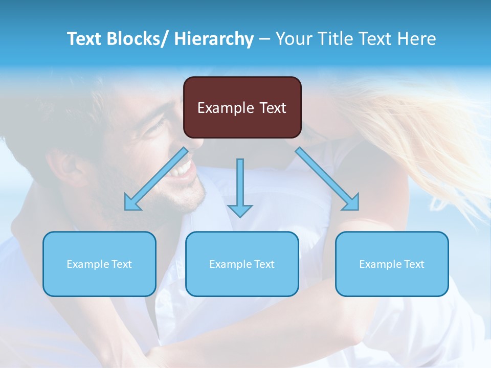 Lovers Couple Handsome PowerPoint Template