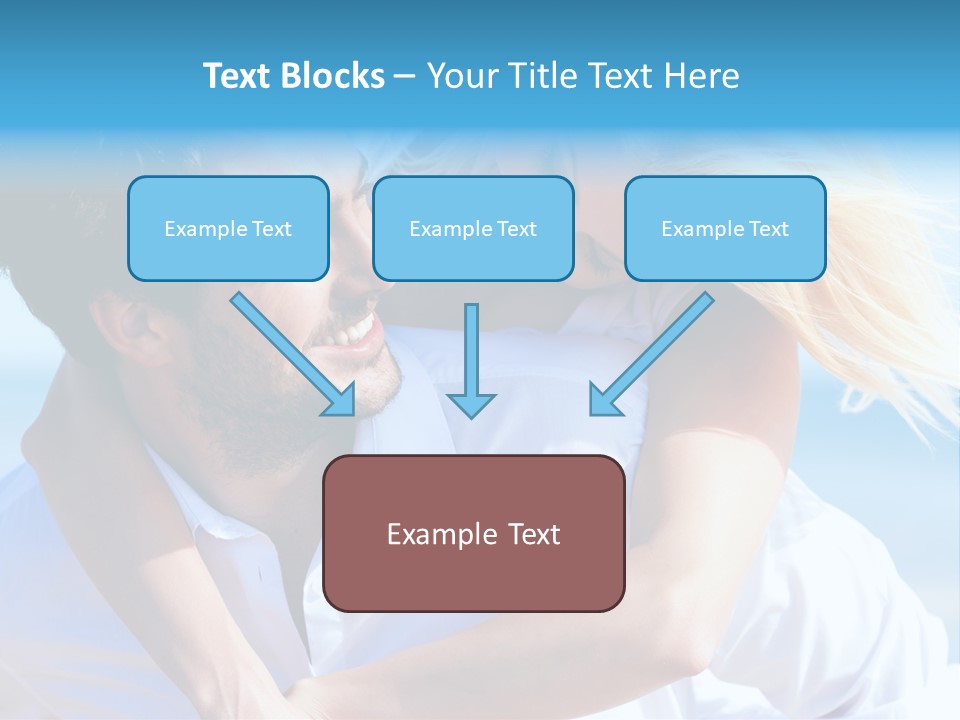 Lovers Couple Handsome PowerPoint Template