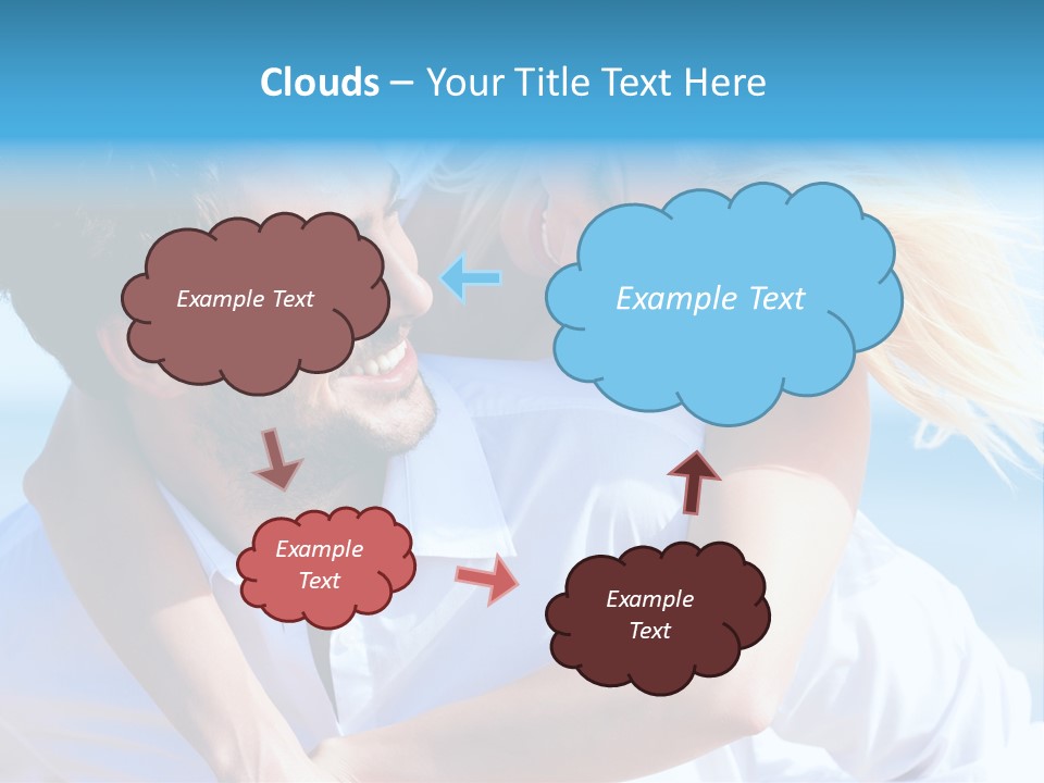 Lovers Couple Handsome PowerPoint Template