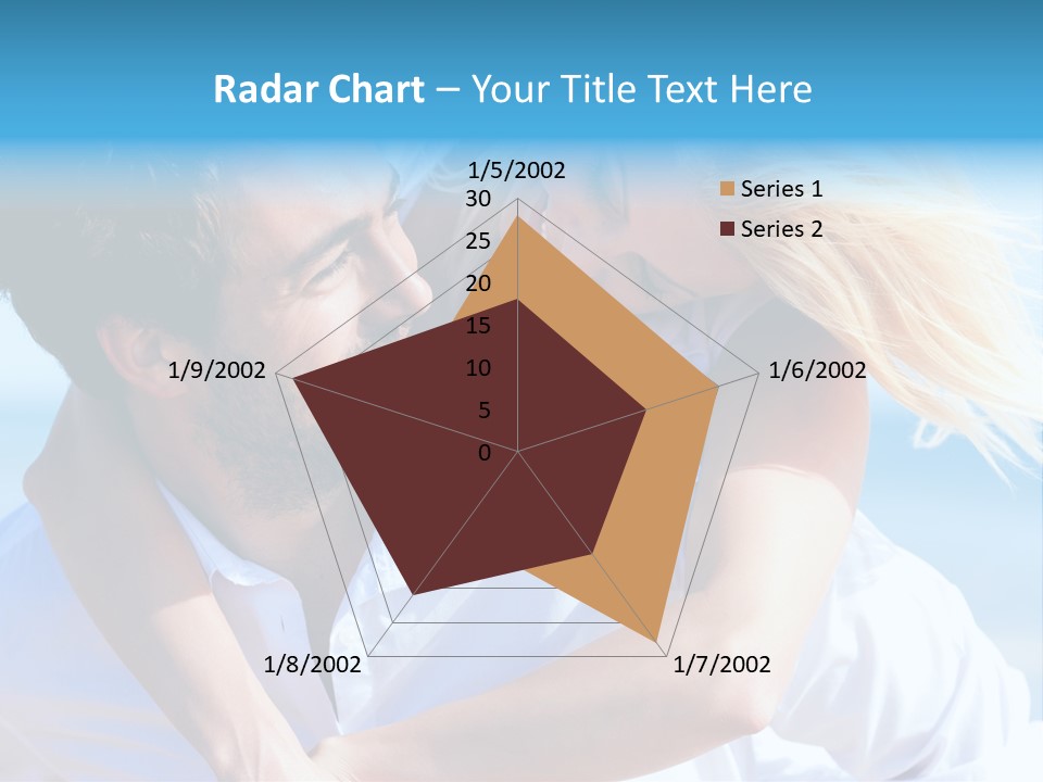 Lovers Couple Handsome PowerPoint Template