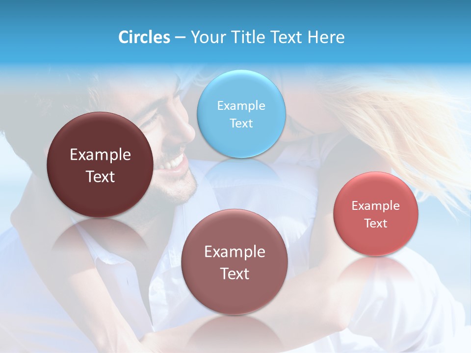 Lovers Couple Handsome PowerPoint Template