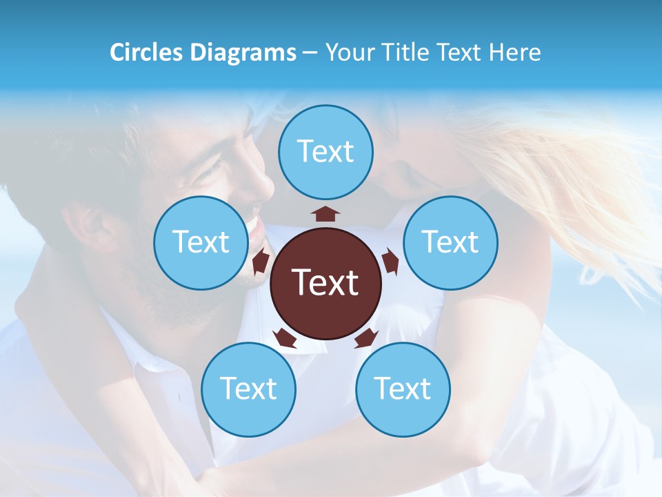 Lovers Couple Handsome PowerPoint Template