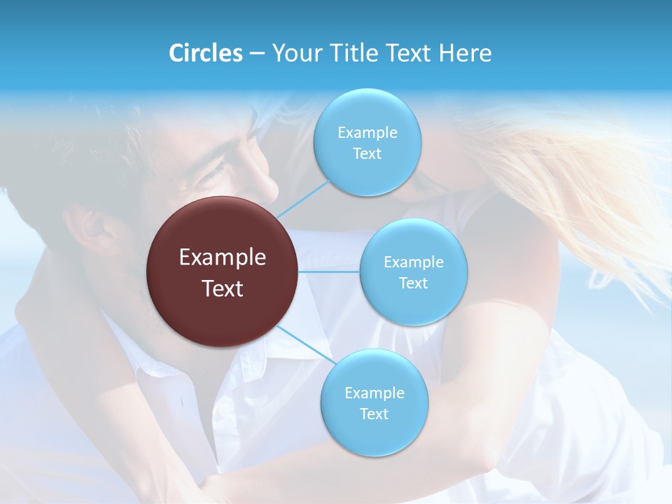 Lovers Couple Handsome PowerPoint Template