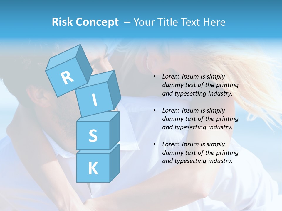 Lovers Couple Handsome PowerPoint Template