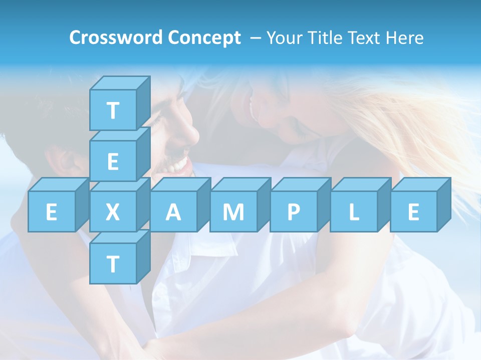 Lovers Couple Handsome PowerPoint Template