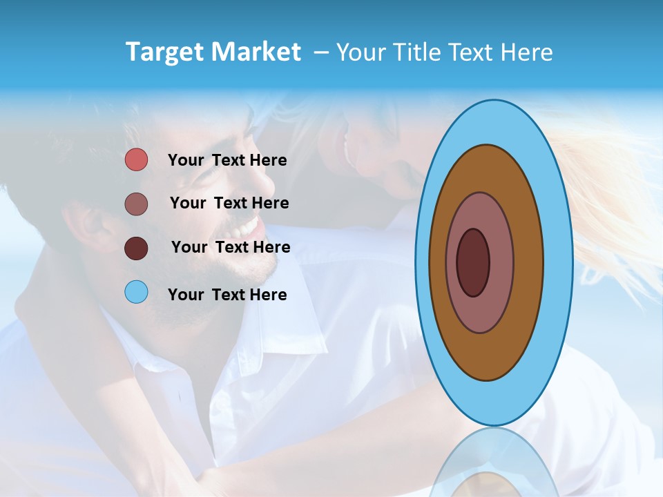 Lovers Couple Handsome PowerPoint Template