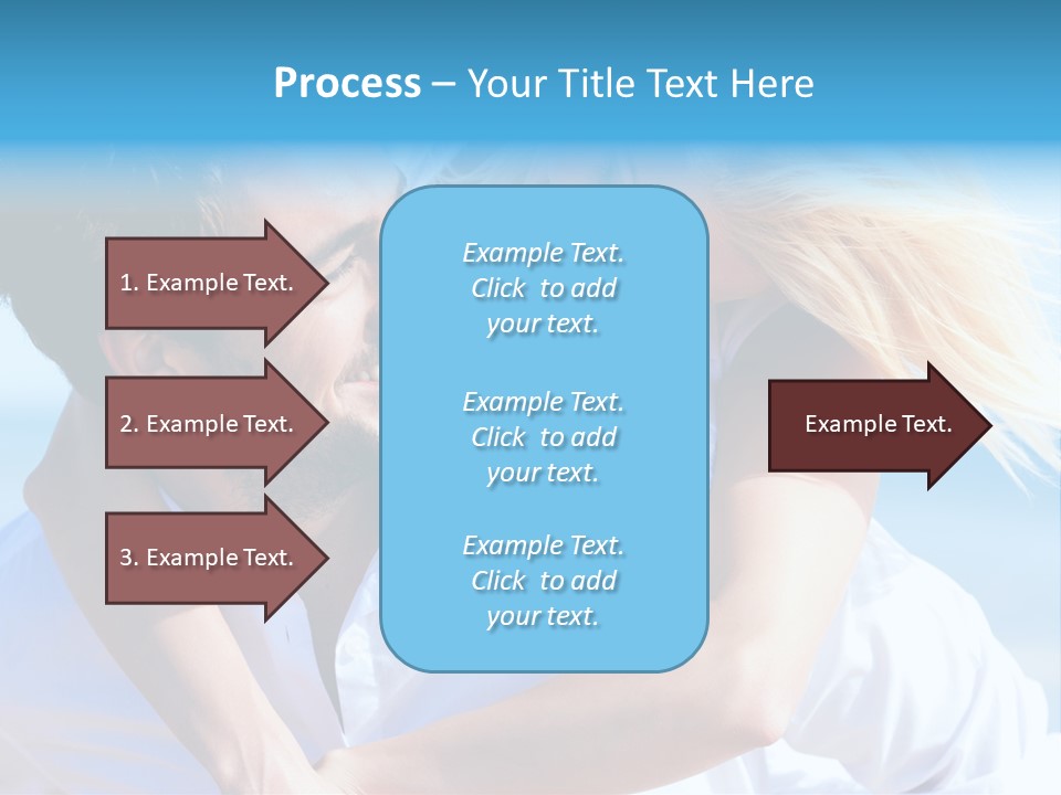 Lovers Couple Handsome PowerPoint Template