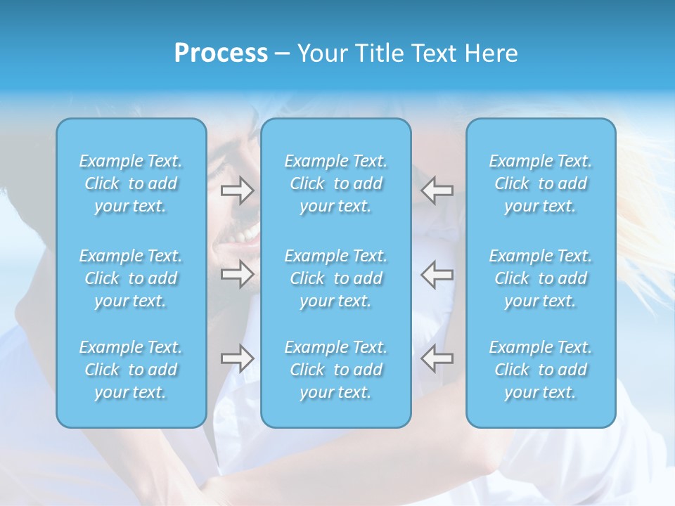 Lovers Couple Handsome PowerPoint Template