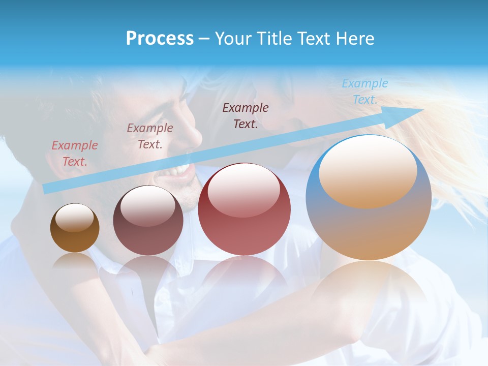 Lovers Couple Handsome PowerPoint Template