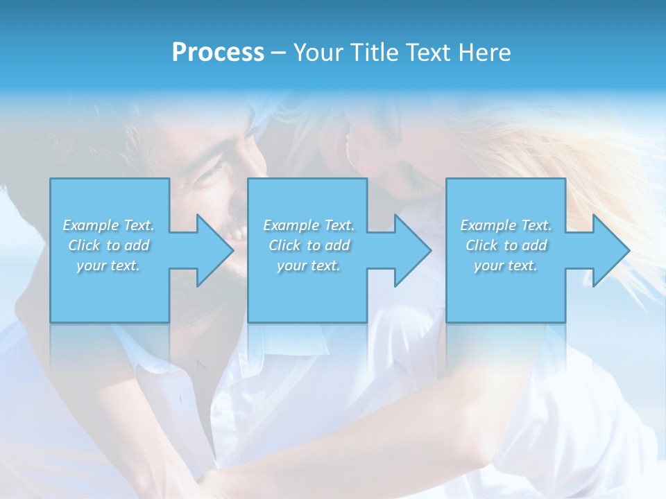 Lovers Couple Handsome PowerPoint Template