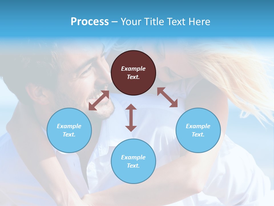 Lovers Couple Handsome PowerPoint Template