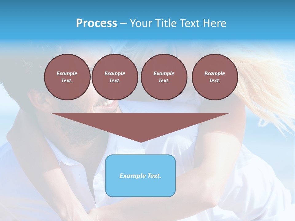 Lovers Couple Handsome PowerPoint Template