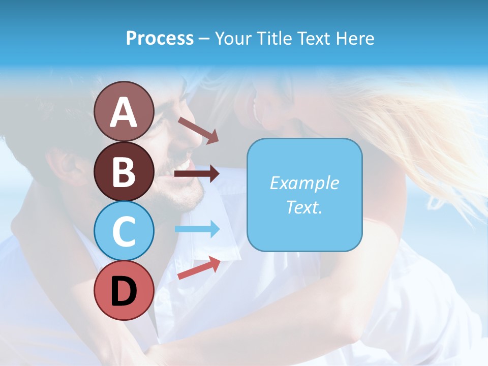 Lovers Couple Handsome PowerPoint Template