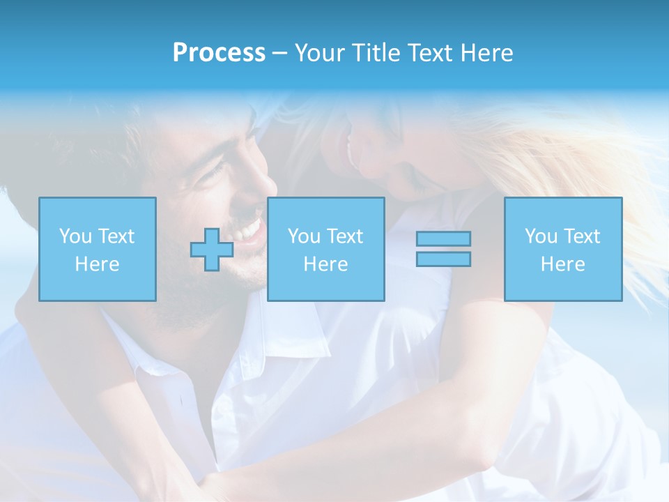 Lovers Couple Handsome PowerPoint Template